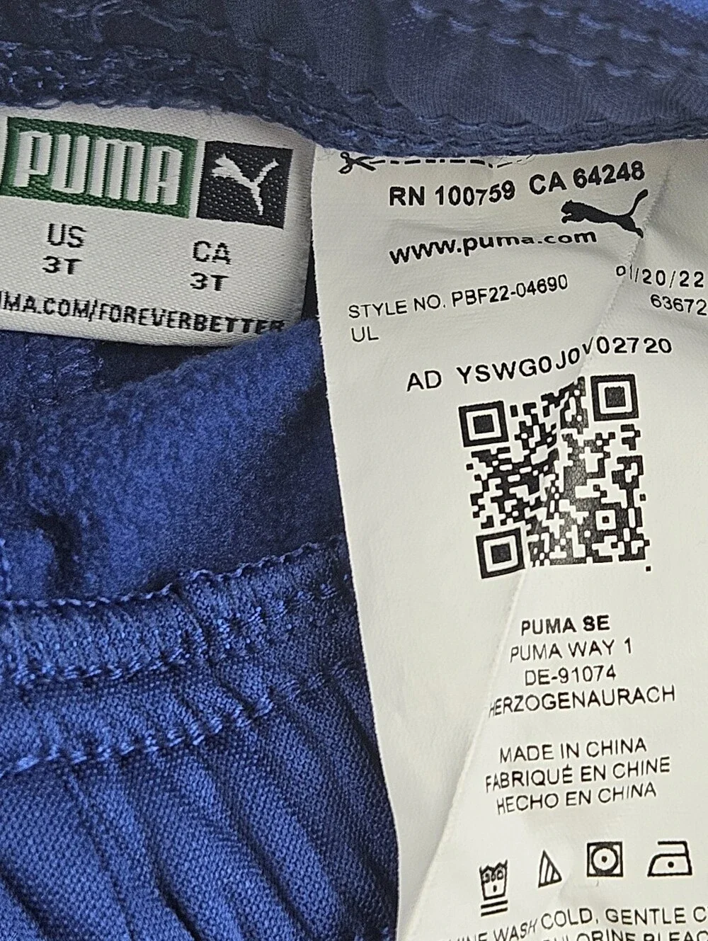 Puma Toddler Boys 2-Piece Tracksuit Set – Size 3T – New With Tags